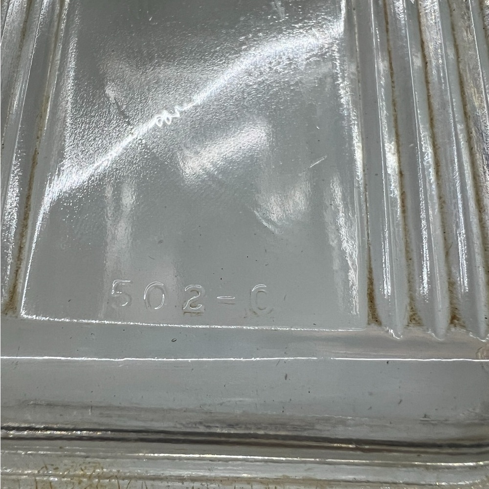 Vtg amish 502 butter print dish - Picture 6 of 6